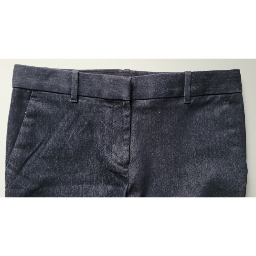 Ann Taylor Black Eyelet Lace Ankle Crop Trouser Pants - Picture 4 of 8